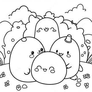 Mutlu Sumikko Gurashi Toplantisi Boyama Sayfasi 57393-12561