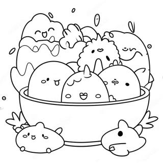 Mutlu Sumikko Gurashi Toplantisi Boyama Sayfasi 57393-12564