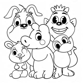 Klasik Cizgi Film Karakterleri Boyama Sayfasi 57941-12688