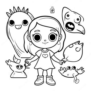 Abby Hatcher Ve Dost Canavarlar Boyama Sayfasi 58118 12724