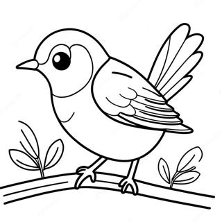 Aksiyon Halindeki Robin Boyama Sayfasi 58658-12845