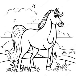 Sik At Gun Batiminda Boyama Sayfasi 59298 12998