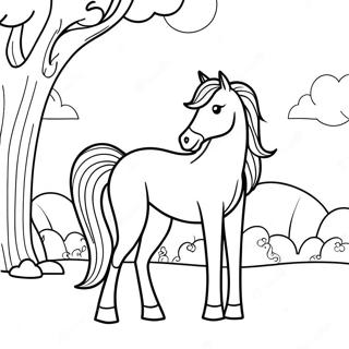 Sik At Gun Batiminda Boyama Sayfasi 59298 12999