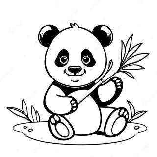 Sirin Panda Bambulari Yerken Boyama Sayfasi 60042-13150