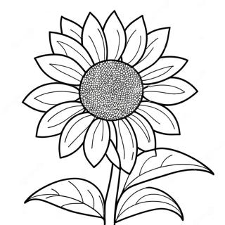 Ayçiçeği Boyama Sayfaları