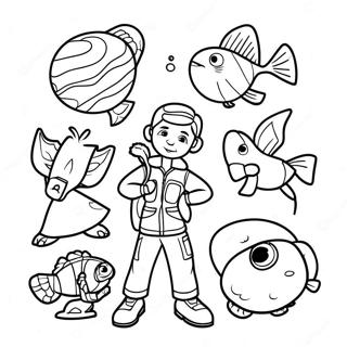 Wild Kratts Harika Hayvan Gercekleri Boyama Sayfasi 60581 13288