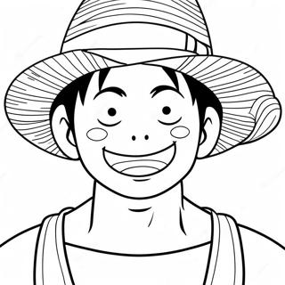 Luffy Sapka Ile Boyama Sayfasi 60854-13353