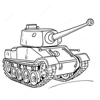 Vintage Tank Tasarimi Boyama Sayfasi 62224-13724