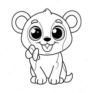 Renkli Beanie Boo Hayvanlari Boyama Sayfasi 63527 14072