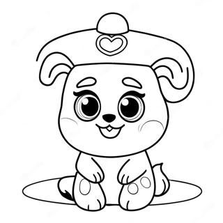 Sapkali Oynak Beanie Boo Boyama Sayfasi 63528 14073