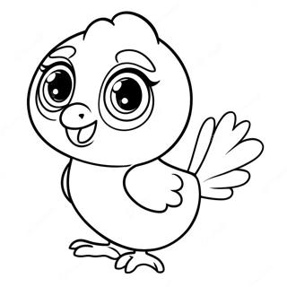 Cekici Littlest Pet Shop Kus Boyama Sayfasi 63893-14182