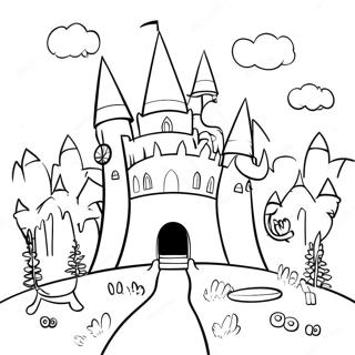 Ben Ve Holly Renkli Kale Boyama Sayfasi 63972-14198