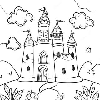 Ben Ve Holly Renkli Kale Boyama Sayfasi 63972-14200