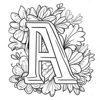 Guzel A Harfi Boyama Sayfasi 64147 14241