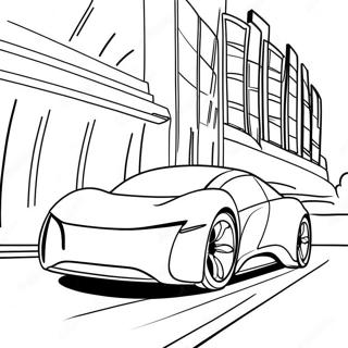 Sik Elektrikli Araba Boyama Sayfasi 64353-12961