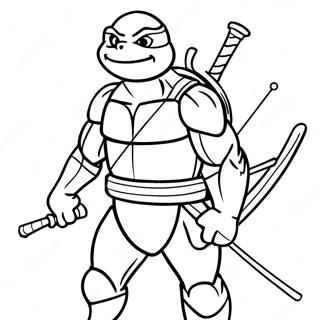 Bo Staffli Donatello Boyama Sayfasi 6558-1469