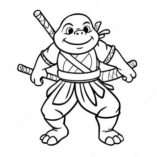 Bo Staffli Donatello Boyama Sayfasi 6558-1471