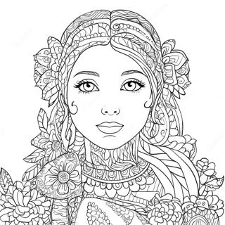 Yaratici Doodle Boyama Sayfasi 65724-14374