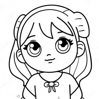 Buyuk Gozlu Kawaii Anime Kiz Boyama Sayfasi 65909-14413