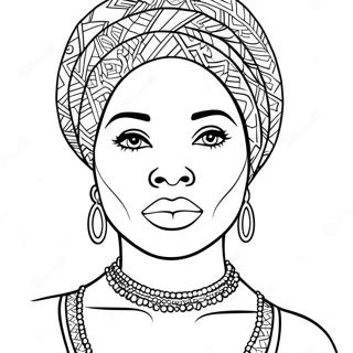 Afrika Amerikali Mirasi Boyama Sayfasi 67165-14700