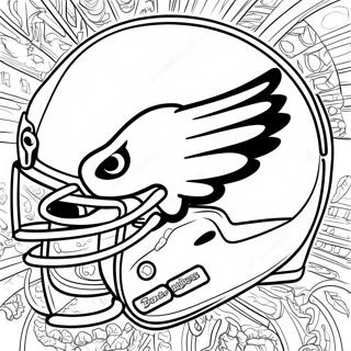 Philadelphia Eagles Logosu Boyama Sayfasi 68494-14989