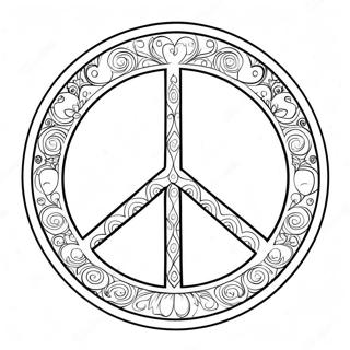 Vintage Baris Isareti Boyama Sayfasi 68769-15064