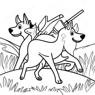 Avcılık Boyama Sayfaları