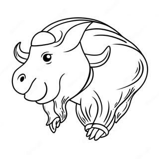 Buffalo Bills Maskotu Boyama Sayfasi 69574-15232