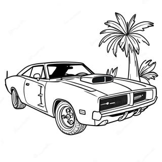 Spor Dodge Charger Boyama Sayfasi 69677 15263