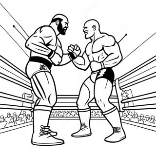 Yogun Wwe Maci Boyama Sayfasi 70046-15335