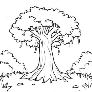 Truffula Agaclari Ormani Boyama Sayfasi 70399 15411