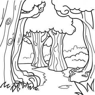 Truffula Agaclari Ormani Boyama Sayfasi 70399 15412