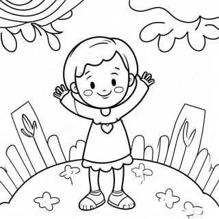 Mutlu Kutsal Kitap Ayeti Boyama Sayfasi 70499-15438