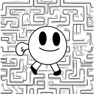 Pacman Labirentte Boyama Sayfasi 70596 15456