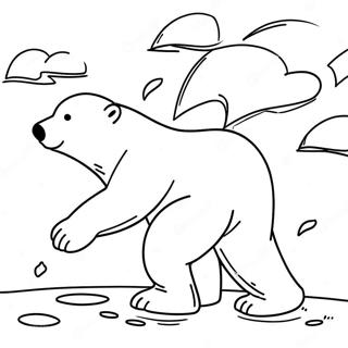 Oynak Kutup Ayisi Boyama Sayfasi 70944-15535