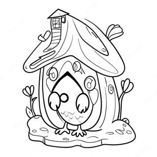 Sasirtici Baykus Evi Boyama Sayfasi 71316 15621