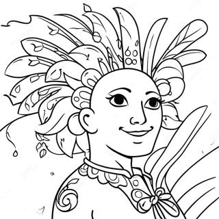 Rio Karnaval Gecidi Boyama Sayfasi 72187-15995