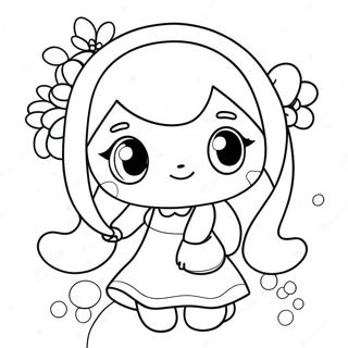 Kawaii Sevimli Anime Karakter Boyama Sayfasi 72387-16148