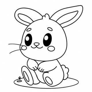 Oyunbaz Kawaii Anime Tavsani Boyama Sayfasi 72390 16160