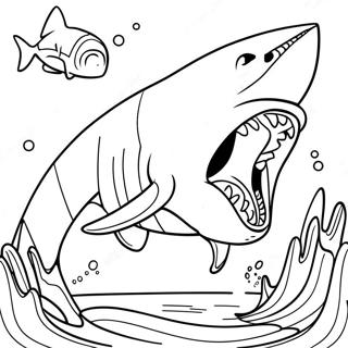 Megalodon Boyama Sayfasi 72568-16286