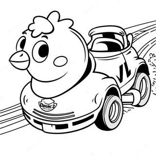 Chick Hicks Bir Yarista Boyama Sayfasi 7281 2069