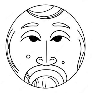 Uzgun Yuz Boyama Sayfasi 73036 16654