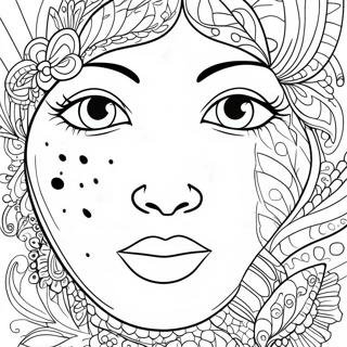 Uzgun Yuz Boyama Sayfasi 73036 16656