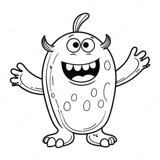 Yaramaz Alayci Canavar Boyama Sayfasi 73089 16703