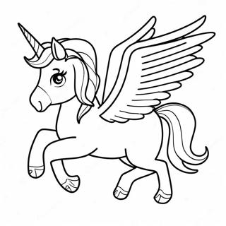 Ucan Buyulu Alicorn Boyama Sayfasi 73111-16709