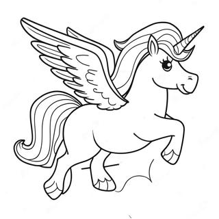 Ucan Buyulu Alicorn Boyama Sayfasi 73111-16710