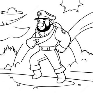 Cesur Marshall Gunu Kurtariyor Boyama Sayfasi 73267-16836