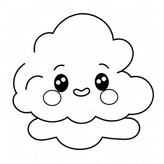 Sevimli Cizgi Film Bulutu Boyama Sayfasi 73321 16884