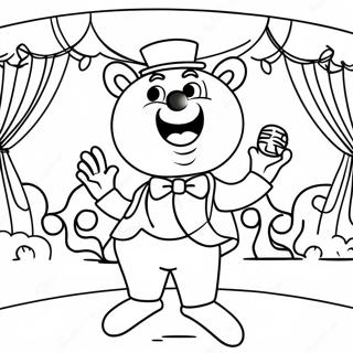 Buster Moonun Sahne Performansi Boyama Sayfasi 73368 16911