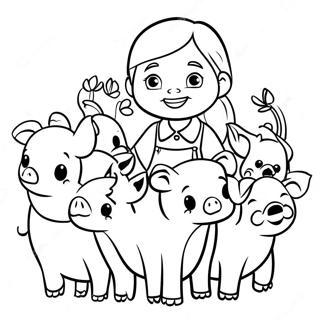 Rosita Ile Domuzcuklar Boyama Sayfasi 73369-16915